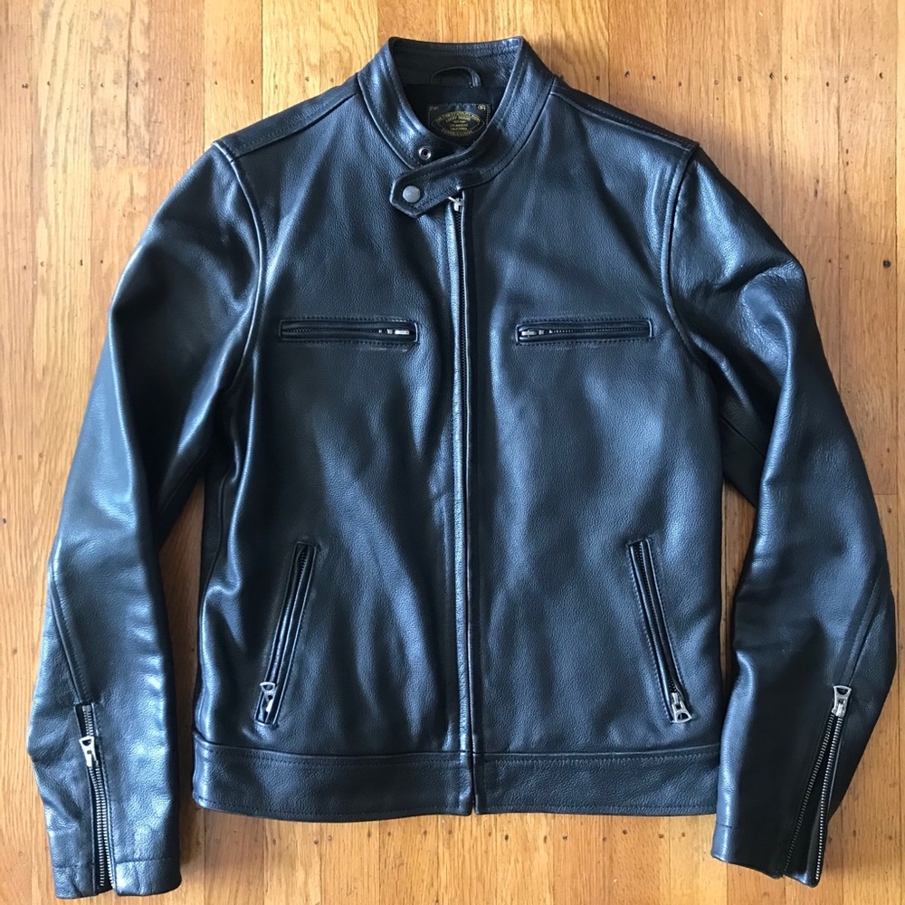 Lucky Brand Leather Bonneville Jacket